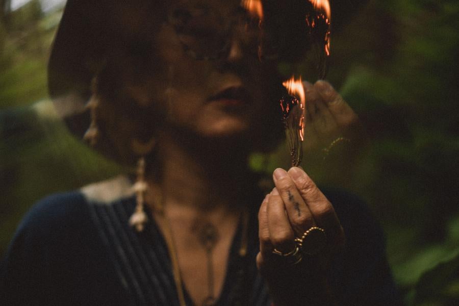 Fire in hand