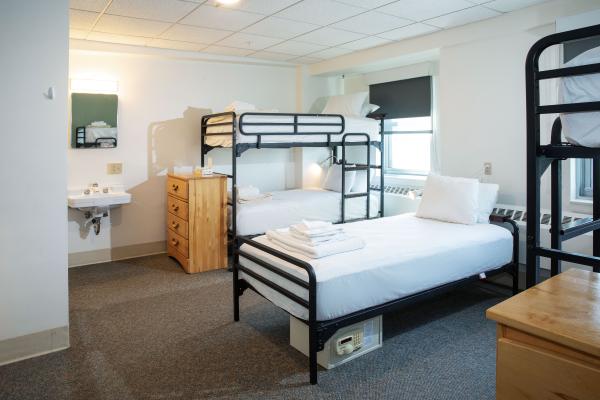 Dorm housing at Kripalu